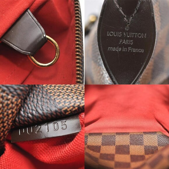542505AM (S6) Louis Vuitton Shoulder Bag Totally PM Brown Damier - Picture 10 of 11